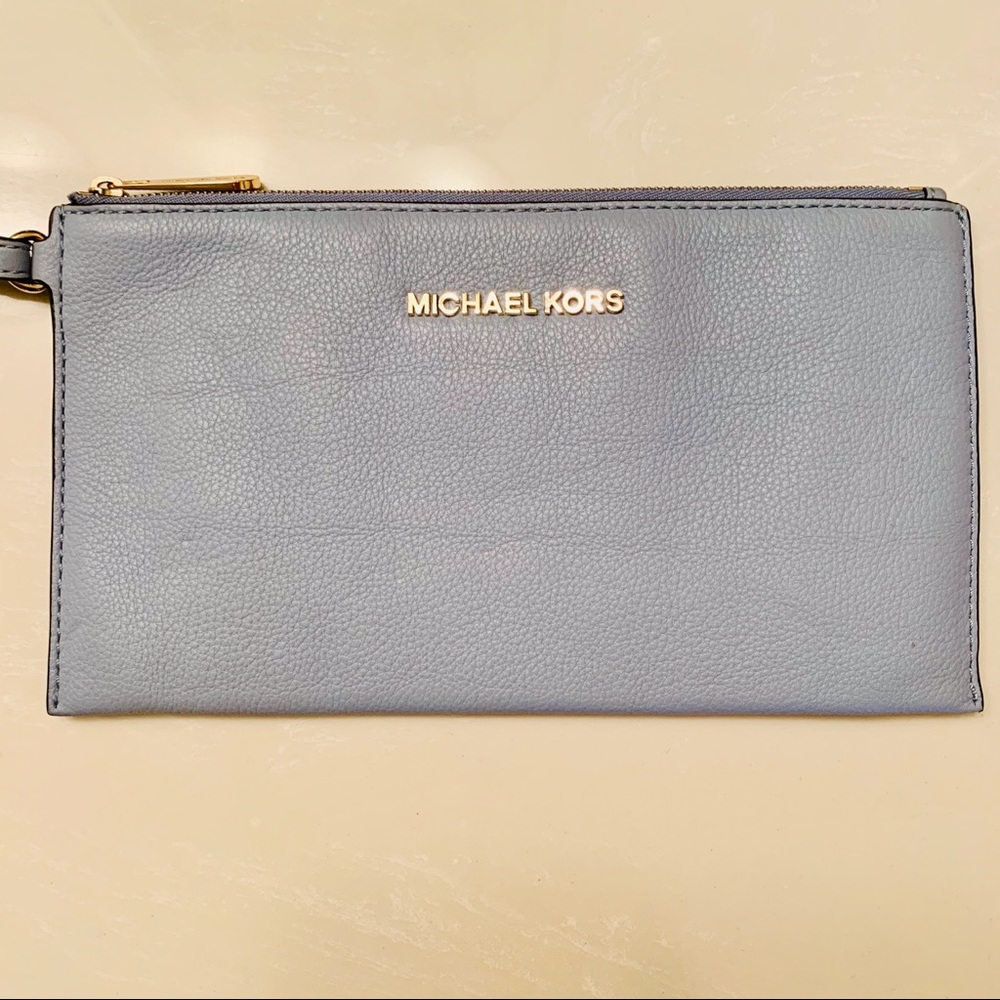 Michael Kors Baby Blue Wristlet